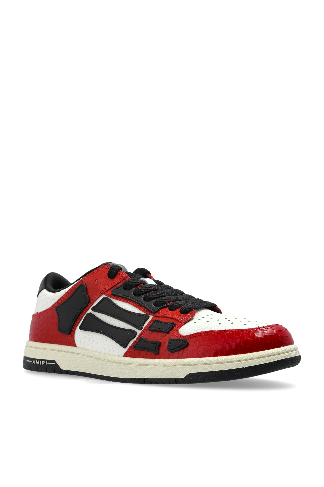 スニーカー AMIRI SS25 'Snake Skel Top Low' sneakers (AMFOSR1104 RED) AMIRI SNAKE SKEL-TOP LOW - Red | AMIRI